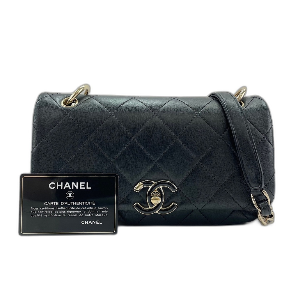 Chanel Matelassé 23 Shoulder Bag, Black